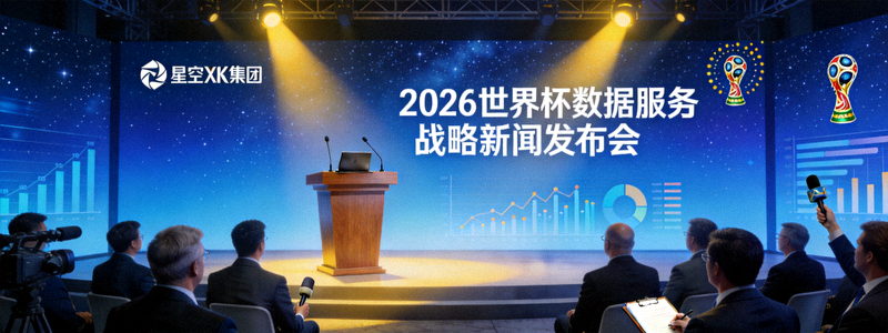 星空XK集团发布2026世界杯数据服务战略新闻发布会现场